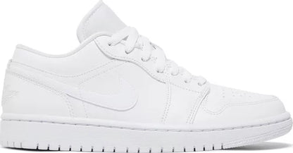 Nike Womens Air Jordan 1 Low Sneakers - 'Triple White' 2022