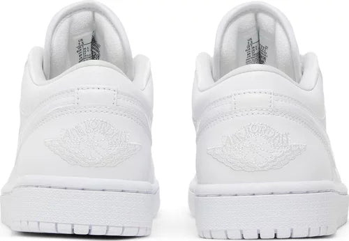 Nike Womens Air Jordan 1 Low Sneakers - 'Triple White' 2022