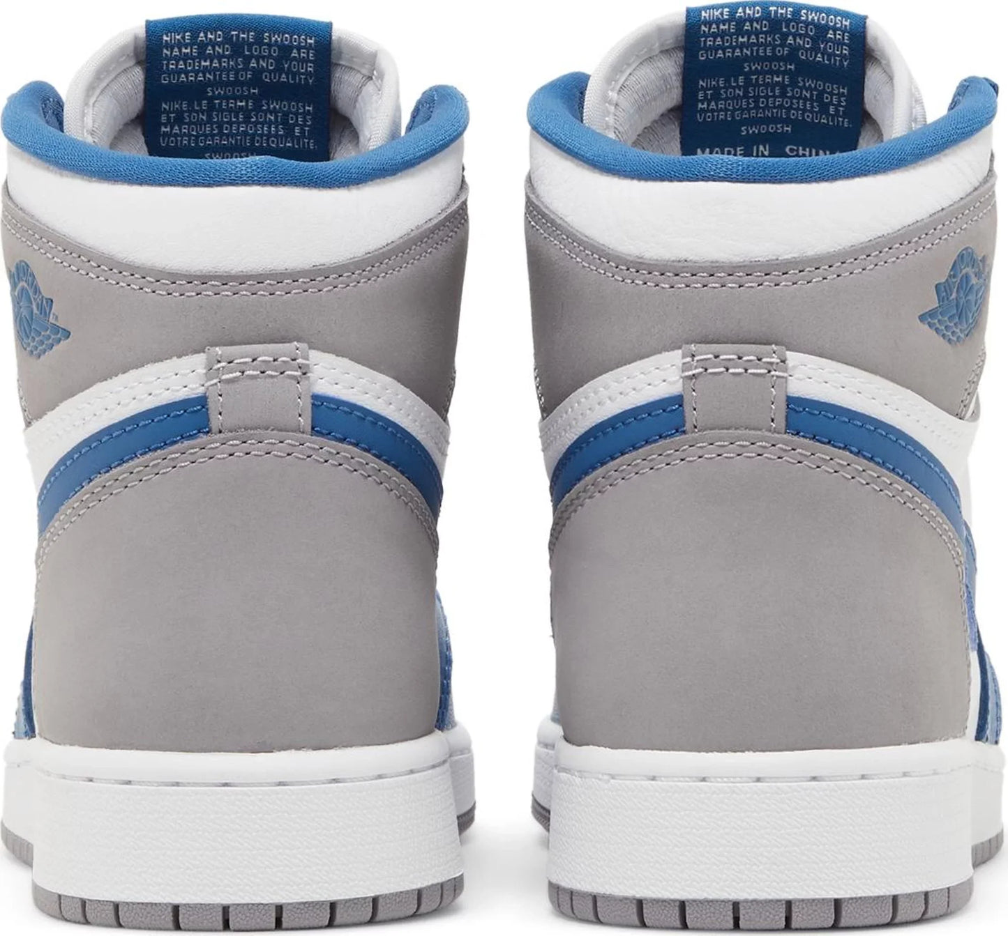 Nike Grade School Womens Air Jordan 1 Retro High OG Sneakers - 'True Blue'