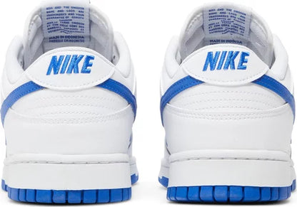Nike Mens Dunk Low Sneakers - 'White Hyper Royal'