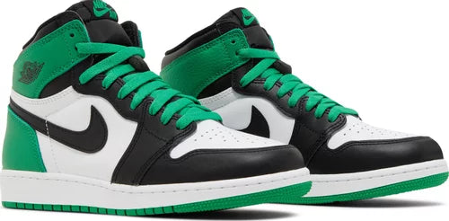 Nike Grade School Womens Air Jordan 1 Retro High OG Sneakers - 'Lucky Green'