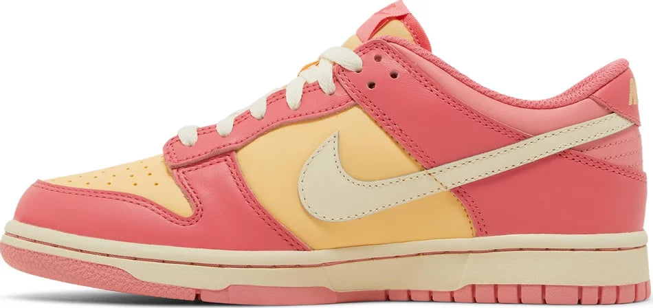 Nike Grade School Womens Dunk Low Sneakers - 'Strawberry Peach'
