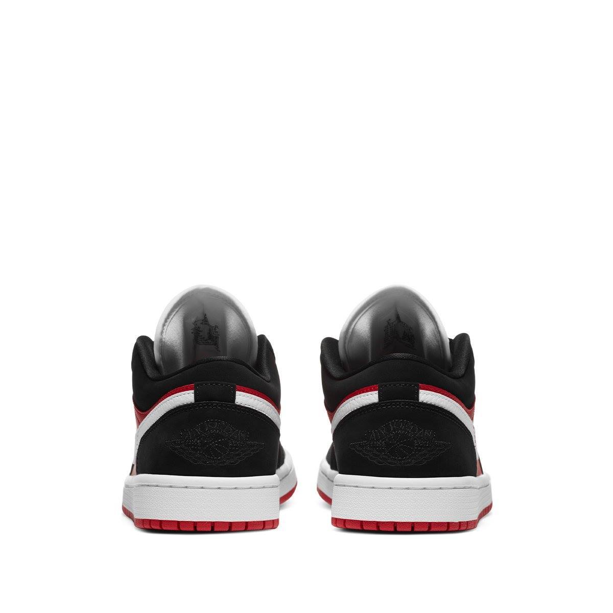 Nike Womens Air Jordan 1 Low Sneakers - 'Gym Red Black'
