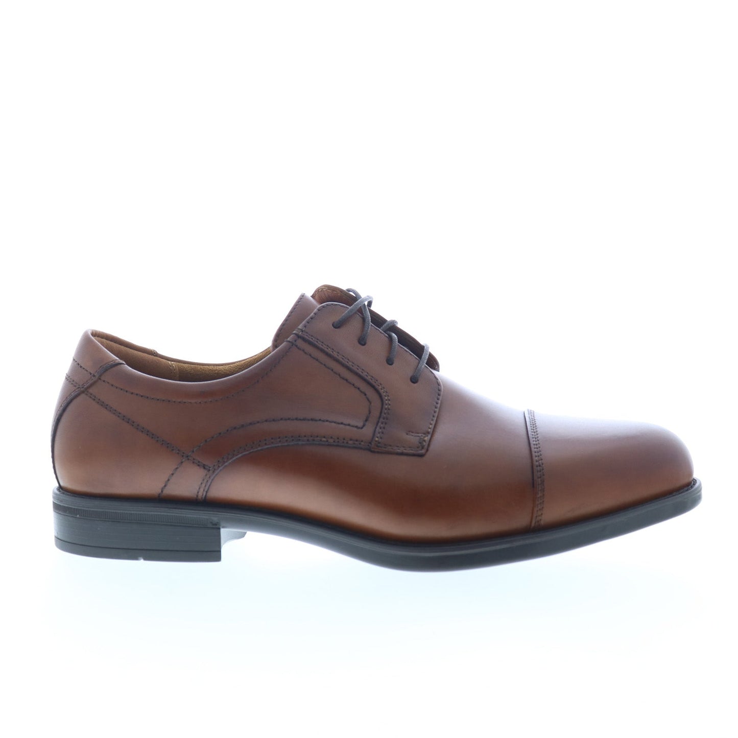 Florsheim Midtown Cap Toe Oxford Mens Brown Extra Wide 3E Oxfords Shoes
