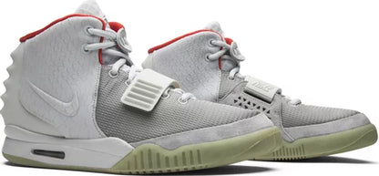 Nike Mens Air Yeezy 2 NRG Sneakers - 'Pure Platinum'