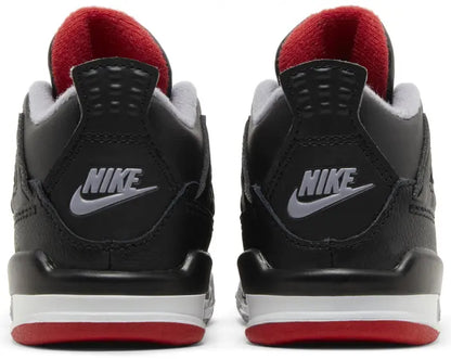 Nike Toddlers Air Jordan 4 Retro Sneakers - 'Bred Reimagined'