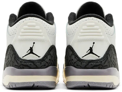 Nike Toddlers Air Jordan 3 Retro Sneakers - 'Cement Grey'