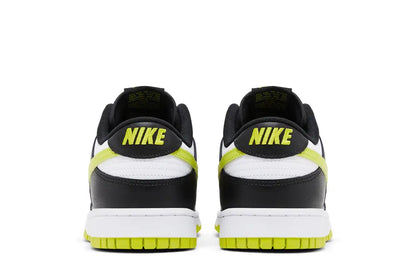 Nike Mens Dunk Low Sneakers - 'Black Bright Cactus'