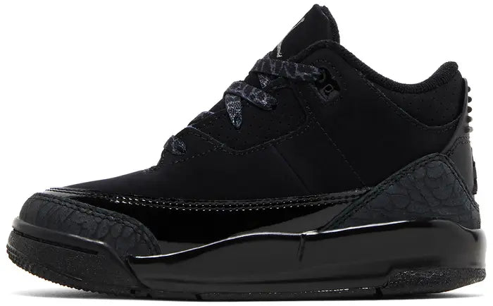 Nike Toddlers Air Jordan 3 Retro Sneakers -'Black Cat' 2025'