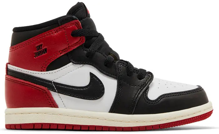 Nike Toddlers Air Jordan 1 Retro High OG TD - 'Black Toe Reimagined'