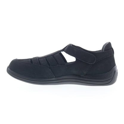 Drew Maryann 14792-15 Womens Black Wide Nubuck Lifestyle Sneakers Shoes