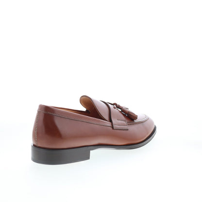 Zelli Italia Como Calfskin Mens Brown Loafers & Slip Ons Casual Shoes