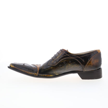 Ghost Marmo 1704 Mens Brown Leather Lace Up Oxfords & Lace Ups Casual Shoes