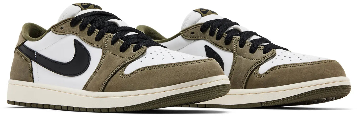 Nike Mens Air Jordan 1 Retro Low OG 'Medium Olive'