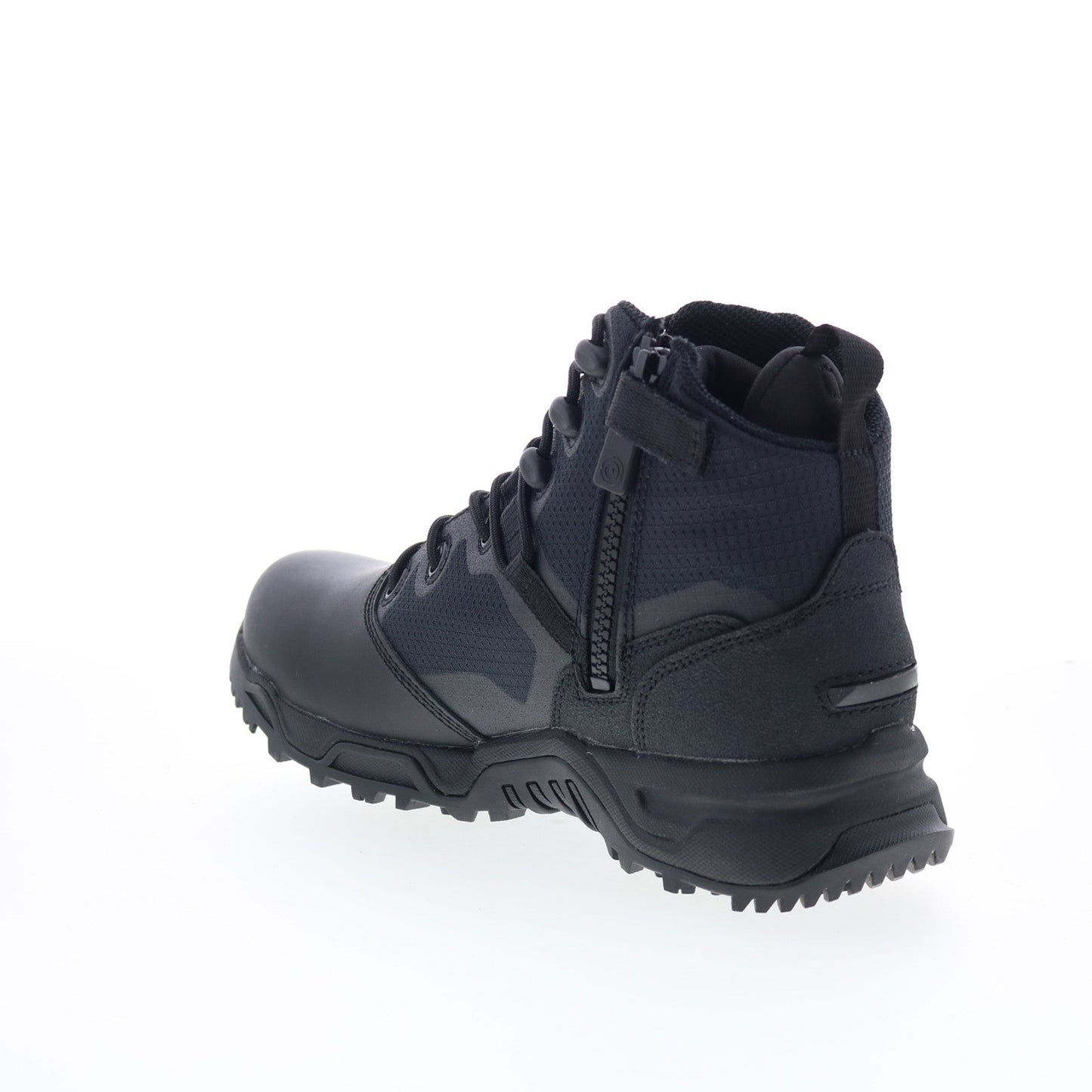 Original Swat Alpha Fury 6" Polishable Toe Side-Zip EN Mens Black Boots