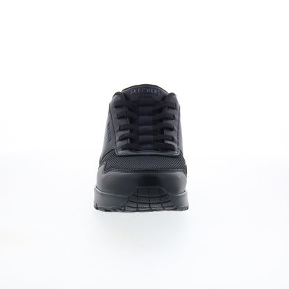 Skechers Uno - Banksia 183022-BBK Mens Black Lifestyle Sneakers Shoes
