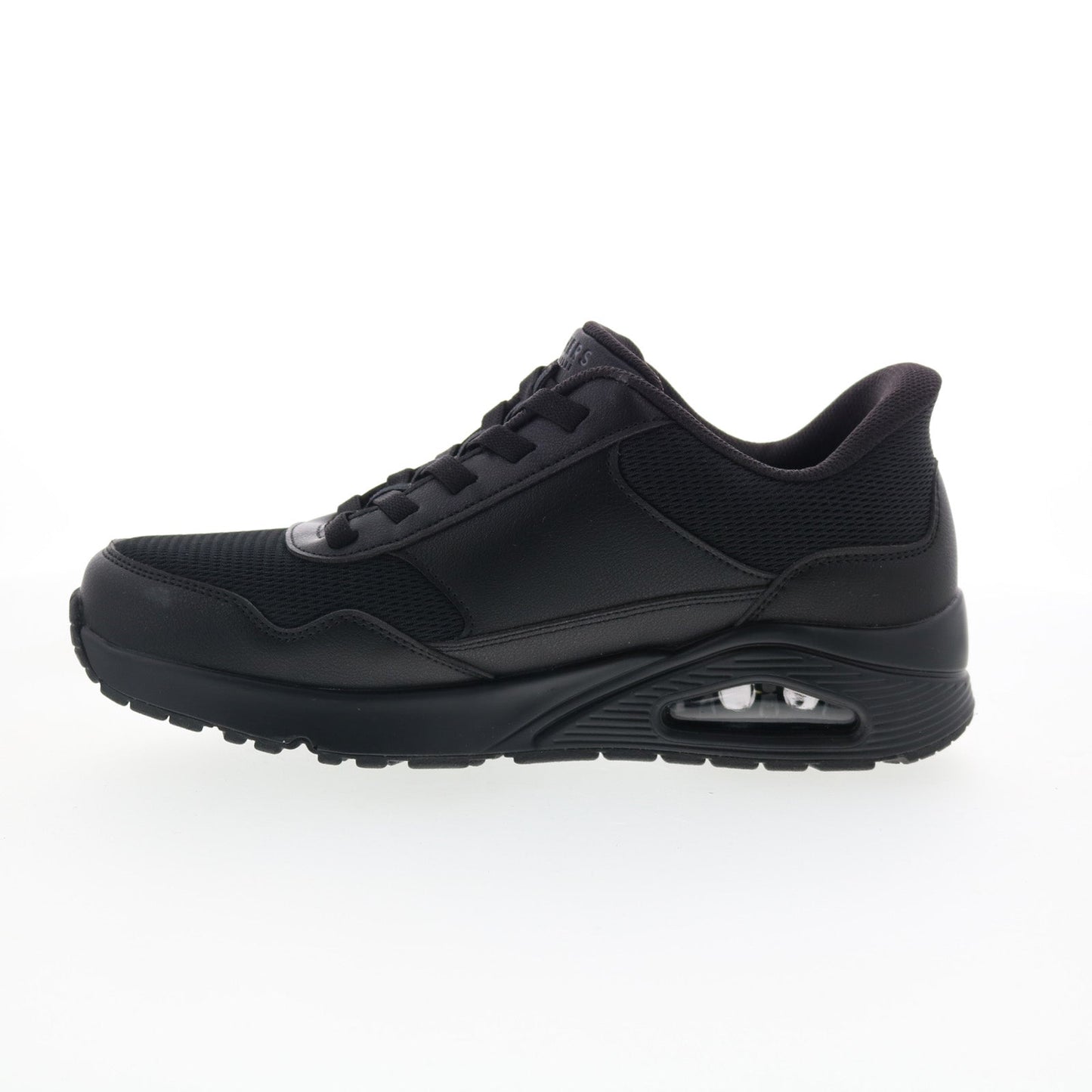 Skechers Uno - Banksia 183022-BBK Mens Black Lifestyle Sneakers Shoes