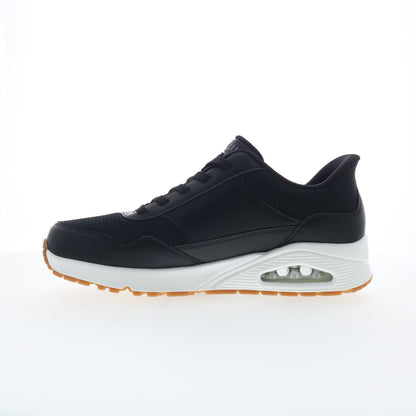 Skechers Slip-Ins: Uno - Banksia Mens Black Lifestyle Sneakers Shoes