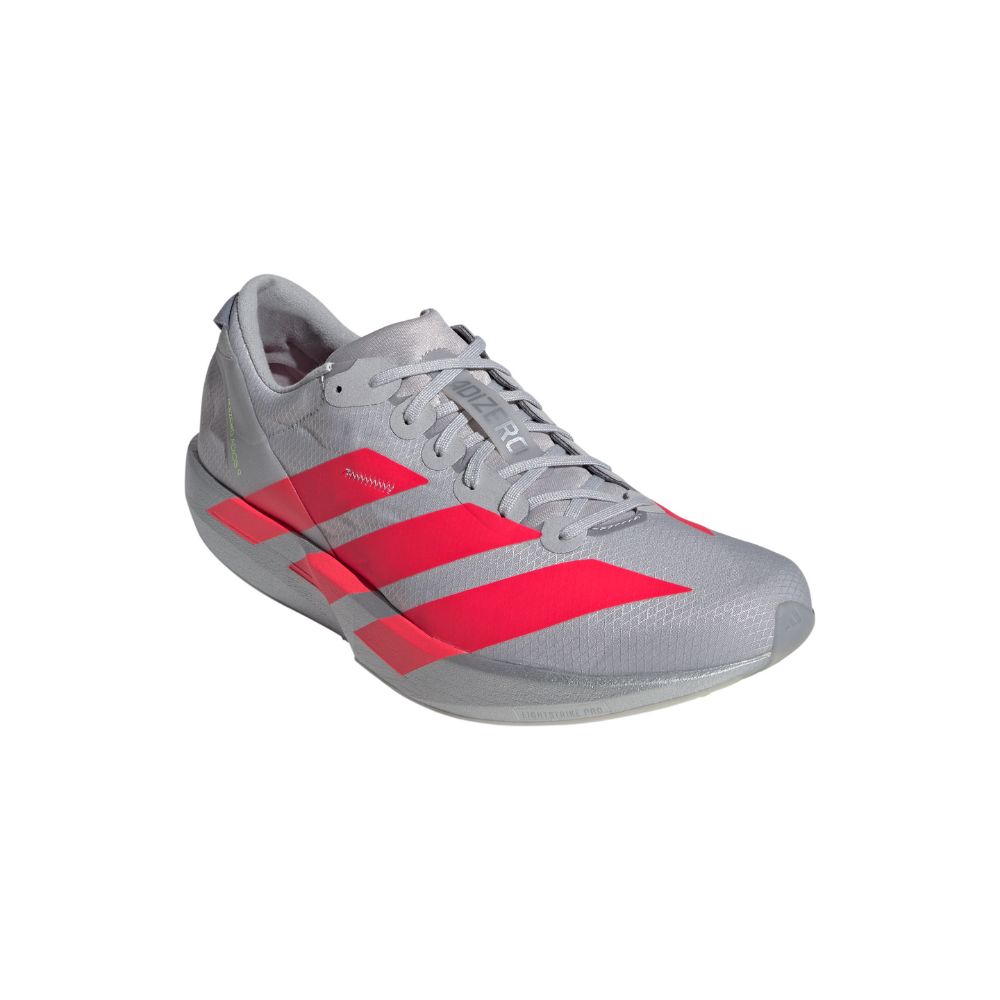 Adizero Adios 9 Women's :Grey I Lucid Red