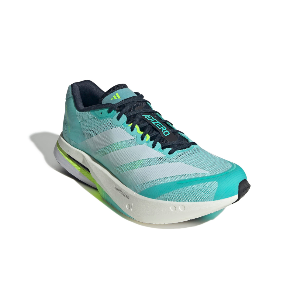 Adizero Boston 13 Men's :Flash Aqua | Cloud White