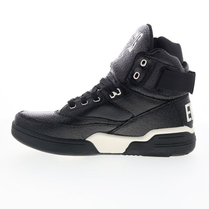 Ewing Athletics 33 HI Vintage Mens Black Leather Lifestyle Sneakers Shoes