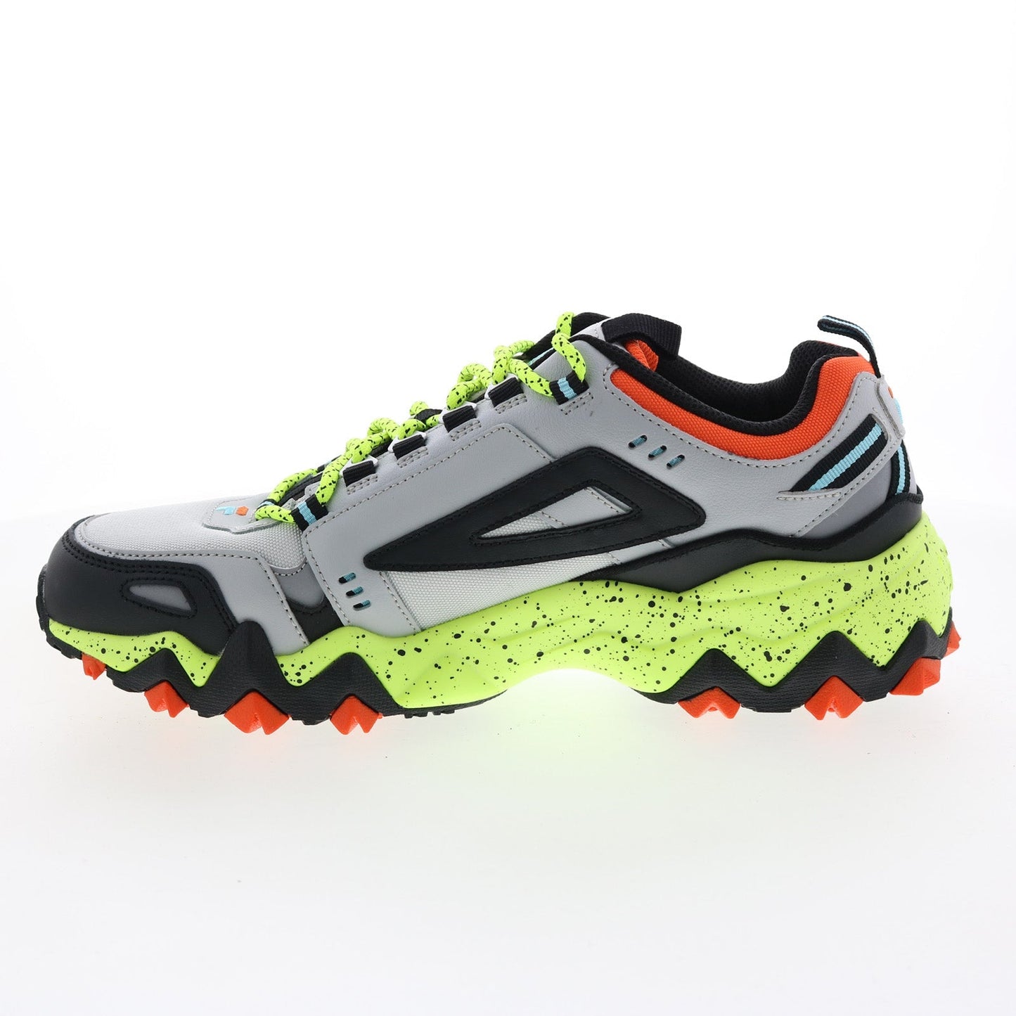 Fila Oakmont Trail 1JM01258-055 Mens Gray Leather Athletic Hiking Shoes