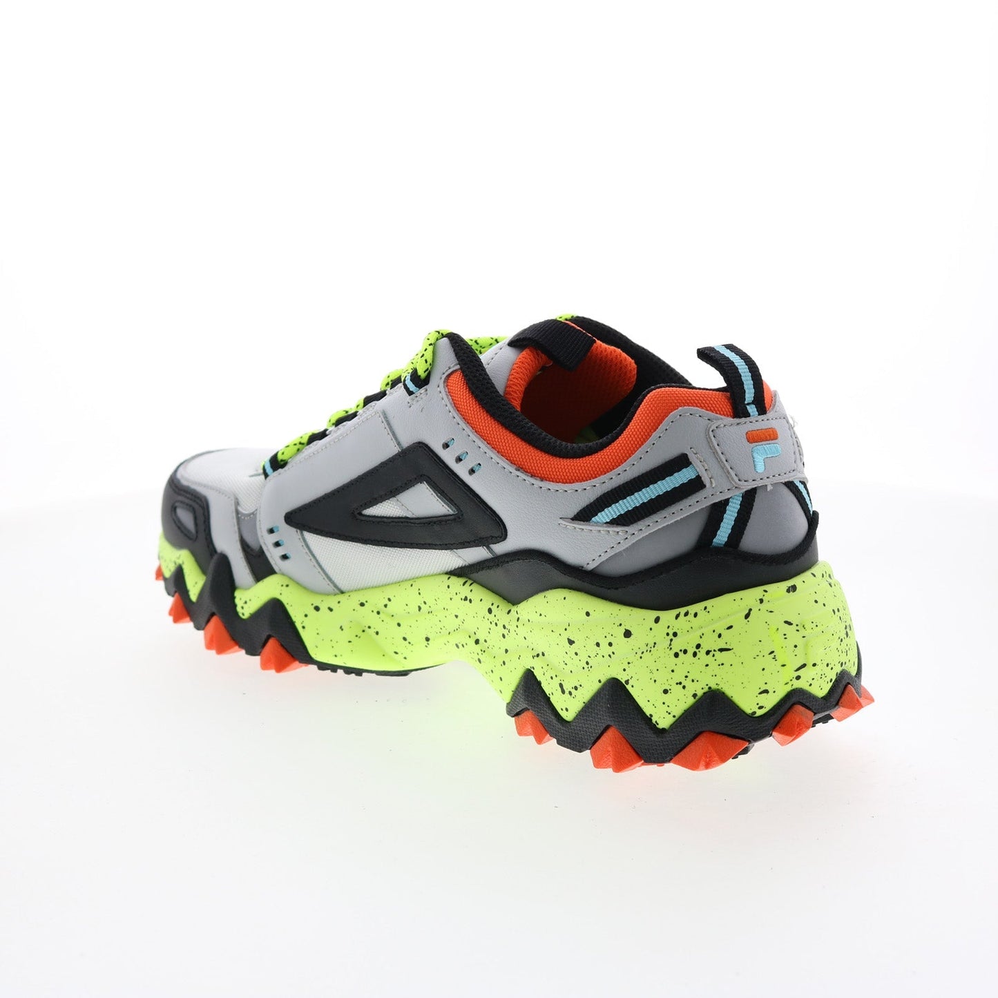Fila Oakmont Trail 1JM01258-055 Mens Gray Leather Athletic Hiking Shoes