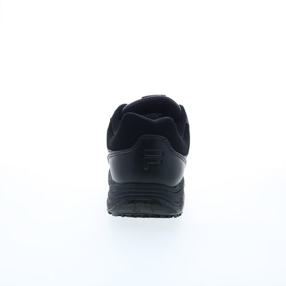 Fila Memory Breach Slip Resistant Steel Toe Low Mens Black Work & Safety Shoes