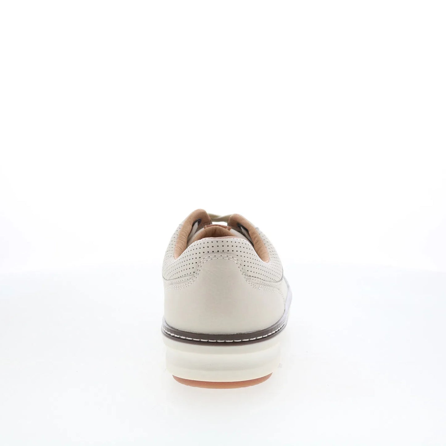 Johnston & Murphy 20-6648 Mens White Leather Lifestyle Sneakers Shoes