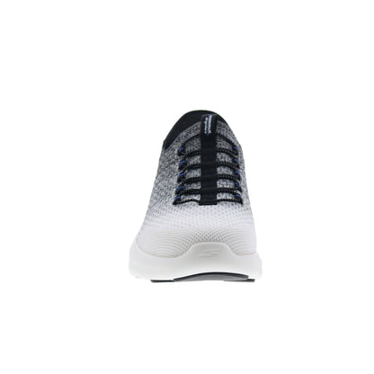 Skechers Go Walk Anywhere 216300-WBK Mens White Lifestyle Sneakers Shoes