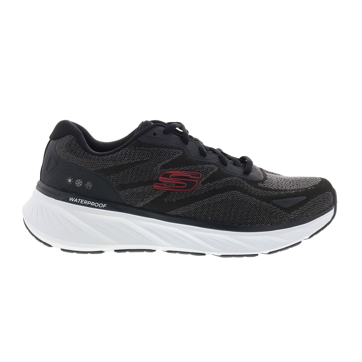 Skechers Waterproof Relaxed Fit Edgeride - Konzo Mens Black Sneakers Shoes