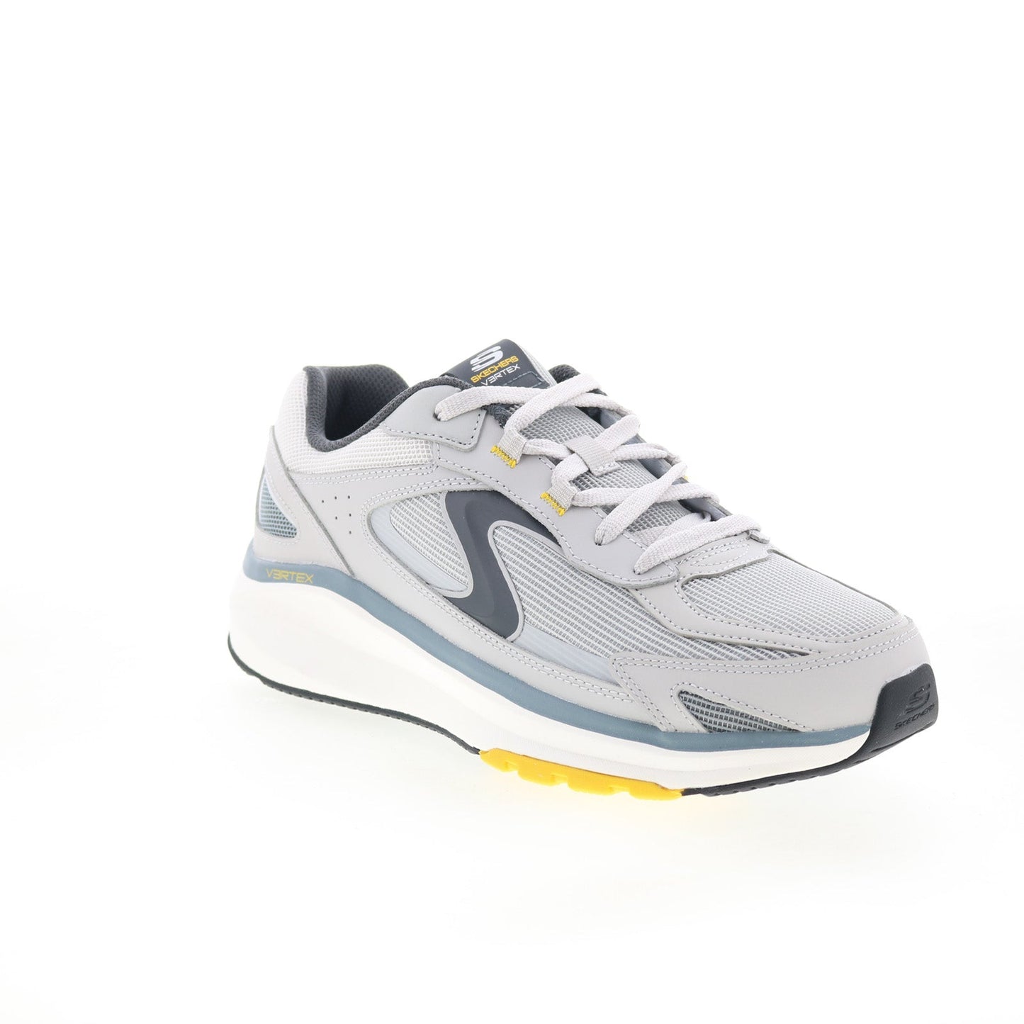 Skechers Vertex Arke 233076 Mens Gray Mesh Lifestyle Sneakers Shoes