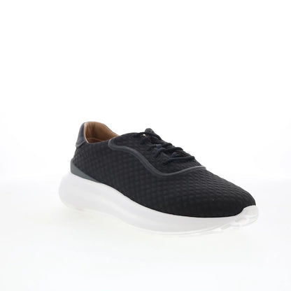 Johnston & Murphy 24-6267 Mens Black Canvas Lifestyle Sneakers Shoes
