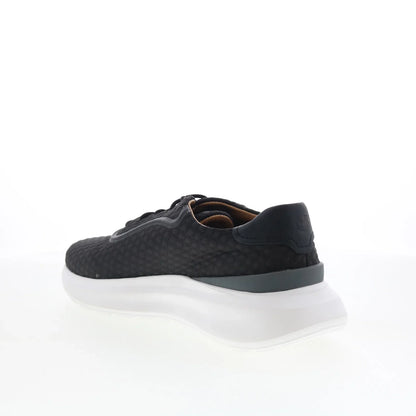 Johnston & Murphy 24-6267 Mens Black Canvas Lifestyle Sneakers Shoes