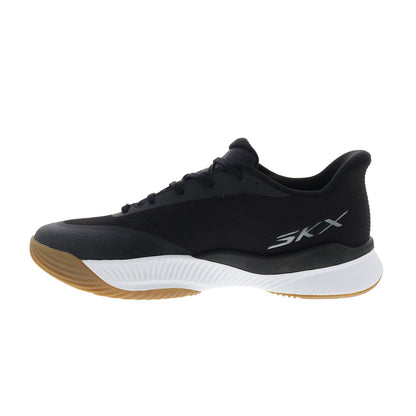 Skechers State Champ 246117-BKW Mens Black Mesh Athletic Pickleball Shoes
