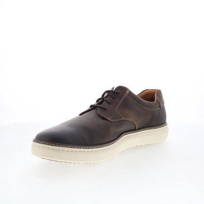 Johnston & Murphy 25-2980 Mens Brown Wide Leather Lifestyle Sneakers Shoes