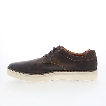 Johnston & Murphy 25-2980 Mens Brown Leather Lifestyle Sneakers Shoes