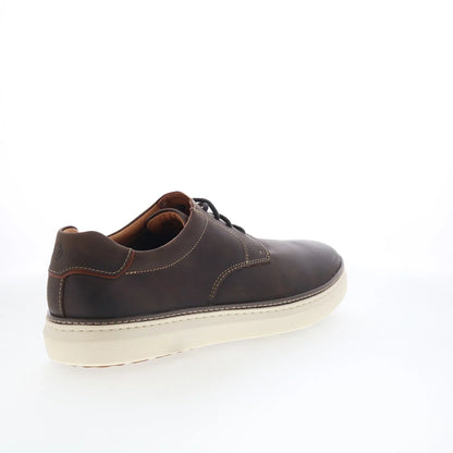 Johnston & Murphy 25-2980 Mens Brown Leather Lifestyle Sneakers Shoes