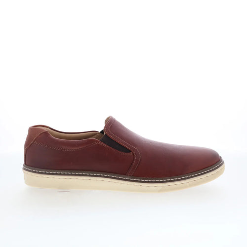 Johnston & Murphy 25-3616 Mens Brown Leather Lifestyle Sneakers Shoes
