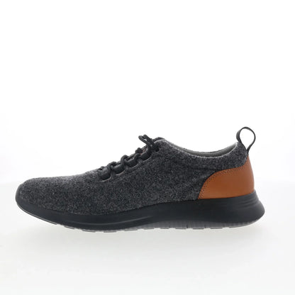 Johnston & Murphy 25-8939 Mens Black Canvas Lace Up Lifestyle Sneakers Shoes