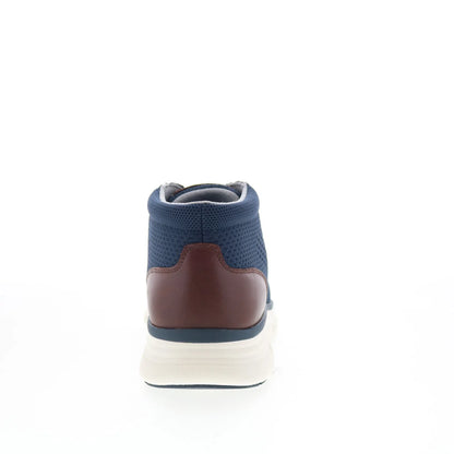Johnston & Murphy 25-9779 Mens Blue Canvas Lace Up Lifestyle Sneakers Shoes