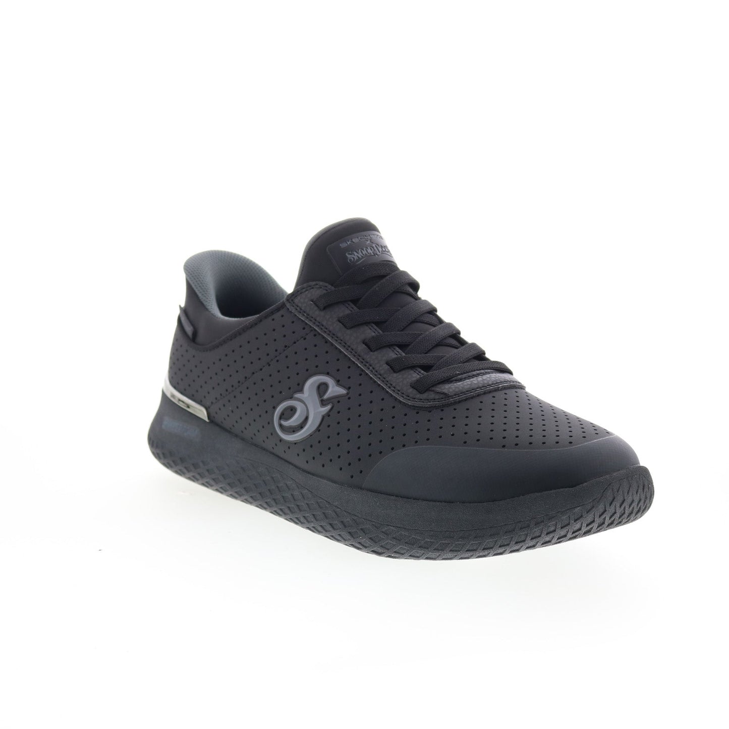 Skechers Snoop Dogg Snoop Vibez Snooper Mens Black Sneakers Shoes