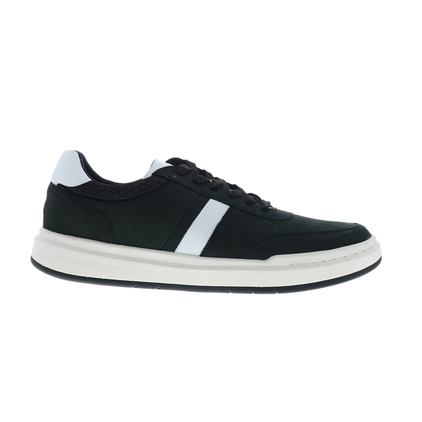 Stacy Adams Currier 25515-001 Mens Black Leather Lifestyle Sneakers Shoes