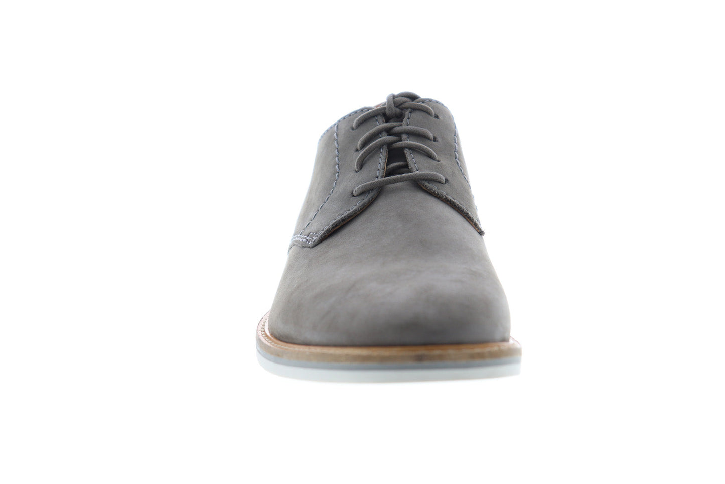 Clarks Atticus Lace Mens Gray Wide Oxfords & Lace Ups Plain Toe Shoes