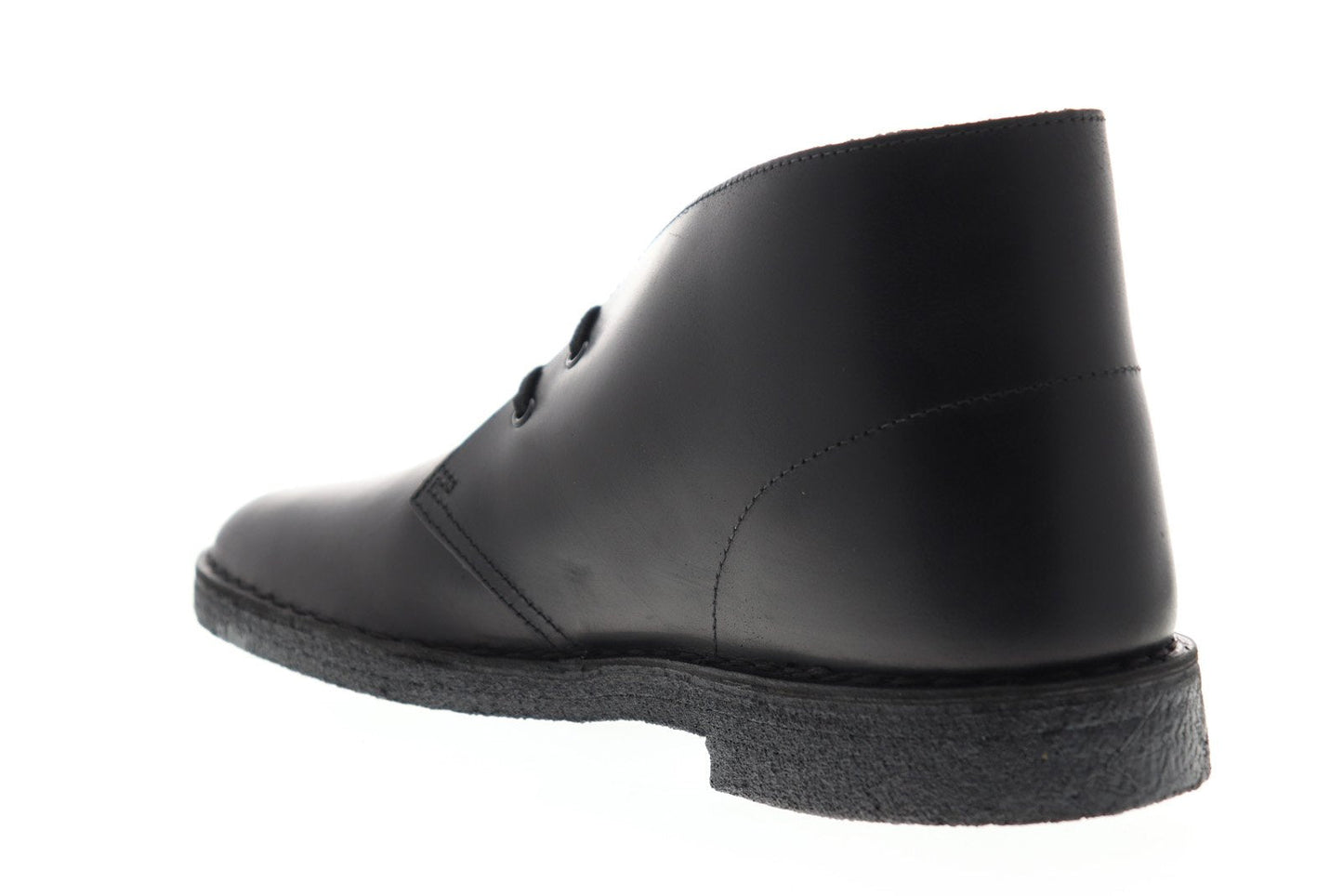 Clarks Desert Boot 26144225 Mens Black Leather Lace Up Chukkas Boots