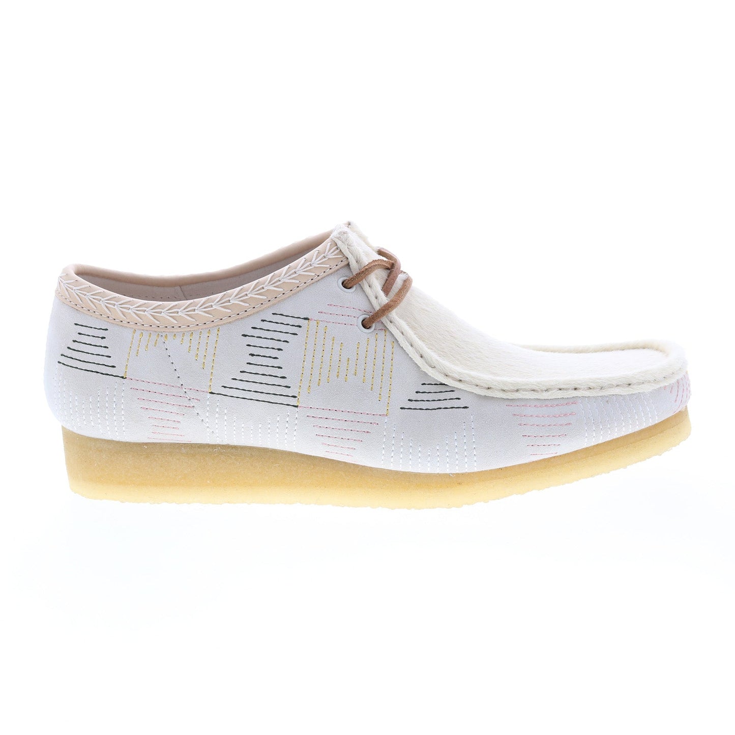 Clarks Wallabee 26165014 Mens Beige Suede Lace Up Chukkas Boots