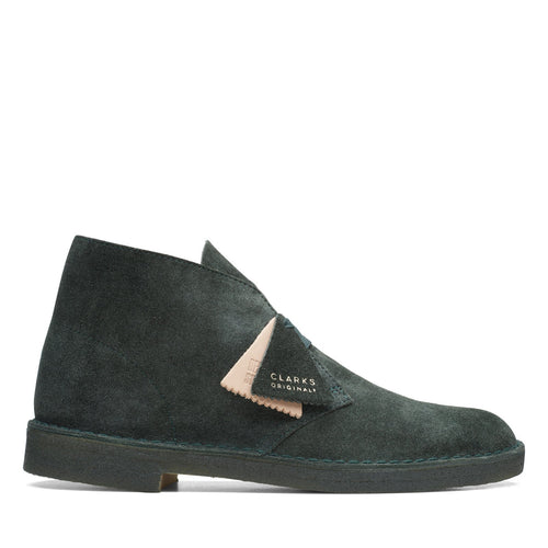 Clarks Desert Boot 26168535 Mens Green Suede Lace Up Chukkas Boots