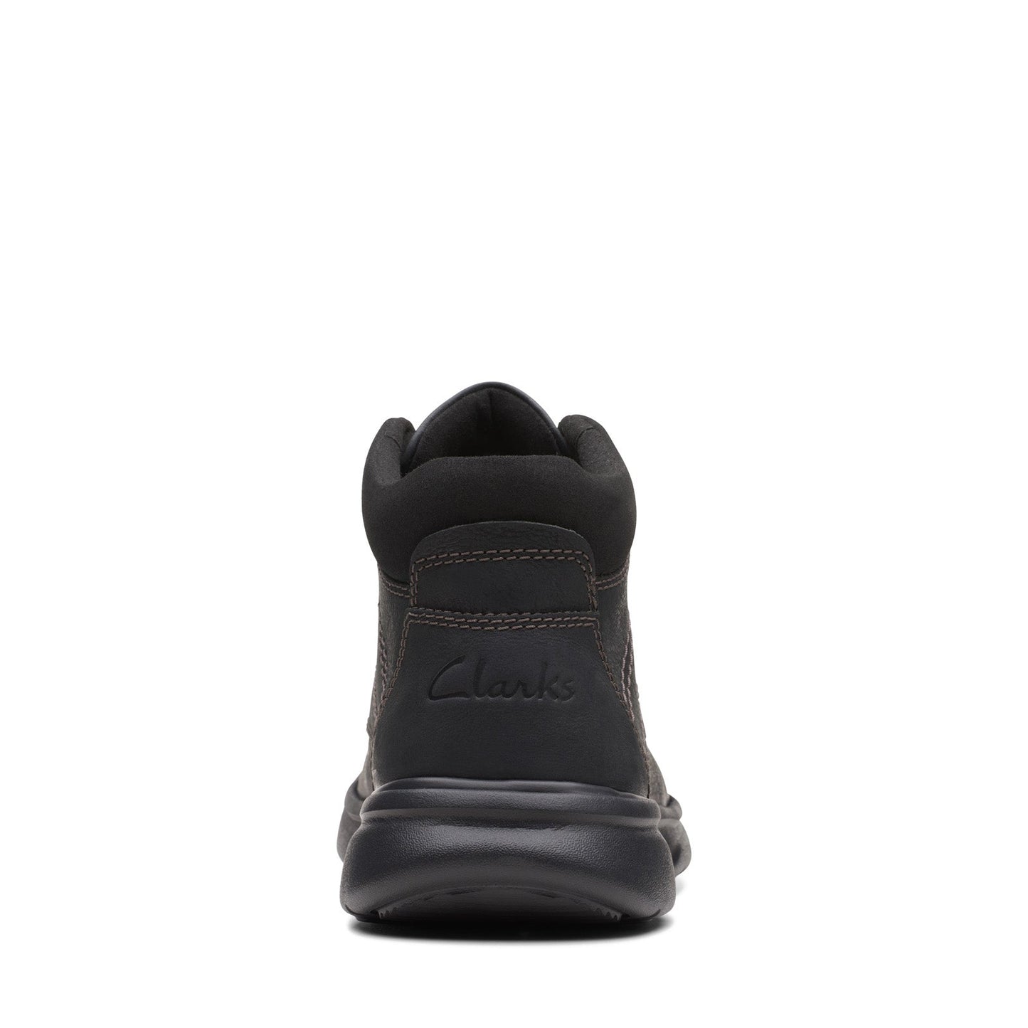 Clarks Bradley Mid 26168659 Mens Black Leather Lace Up Casual Dress Boots