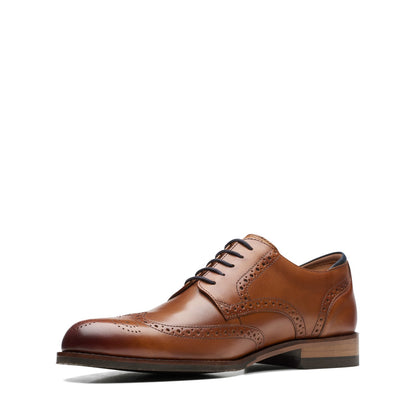 Clarks Craft Arlo Limit Mens Brown Oxfords & Lace Ups Wingtip & Brogue Shoes