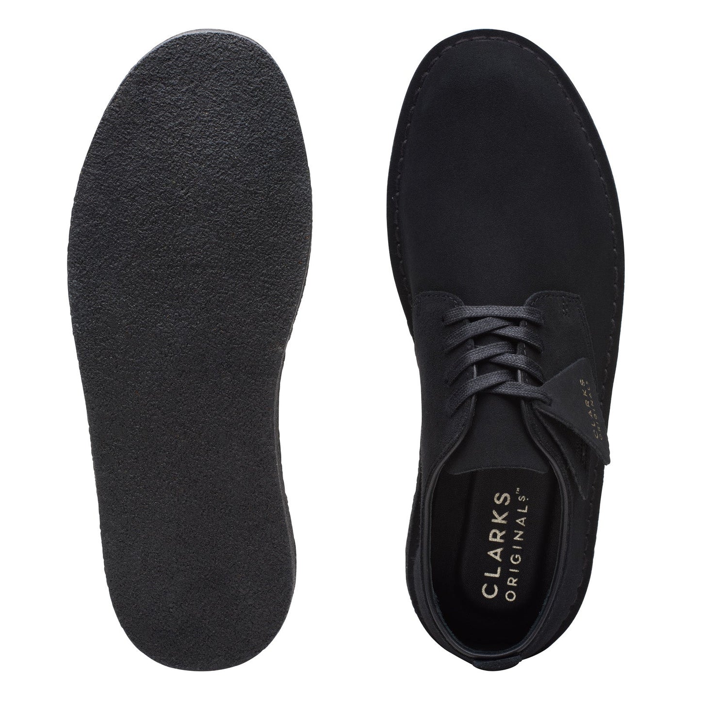 Clarks Coal London 26171744 Mens Black Oxfords & Lace Ups Casual Shoes